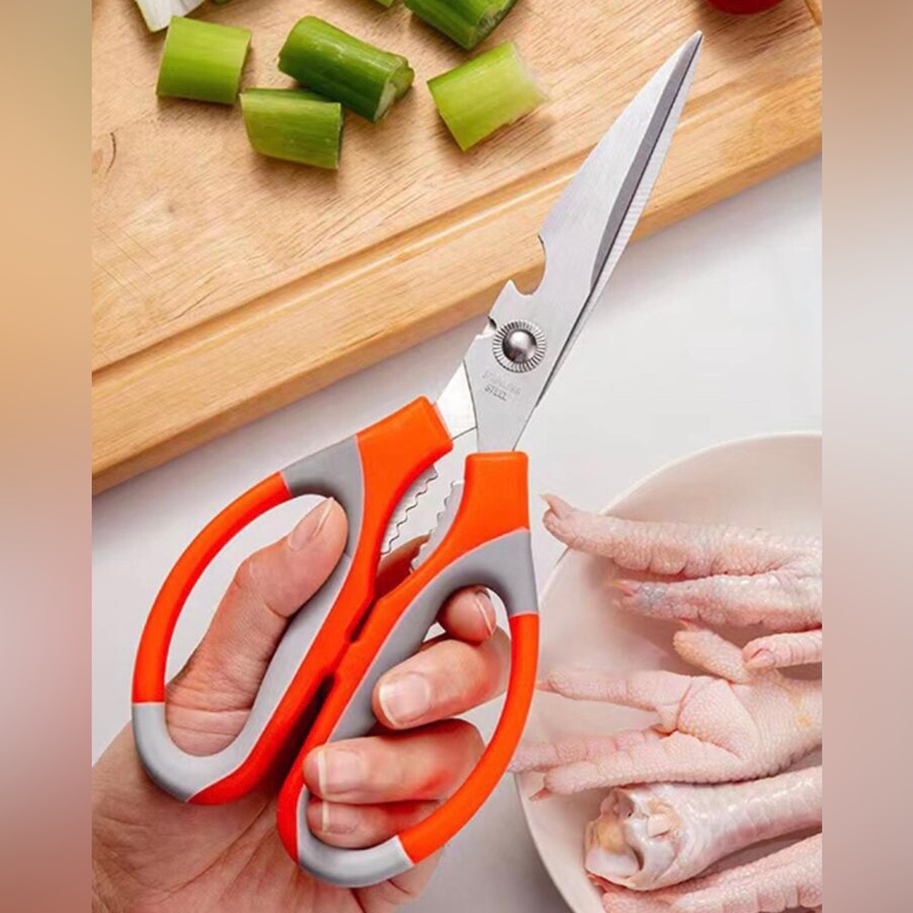 Sharp, Multifunction Kitchen Scissors Stainless Steel Blades